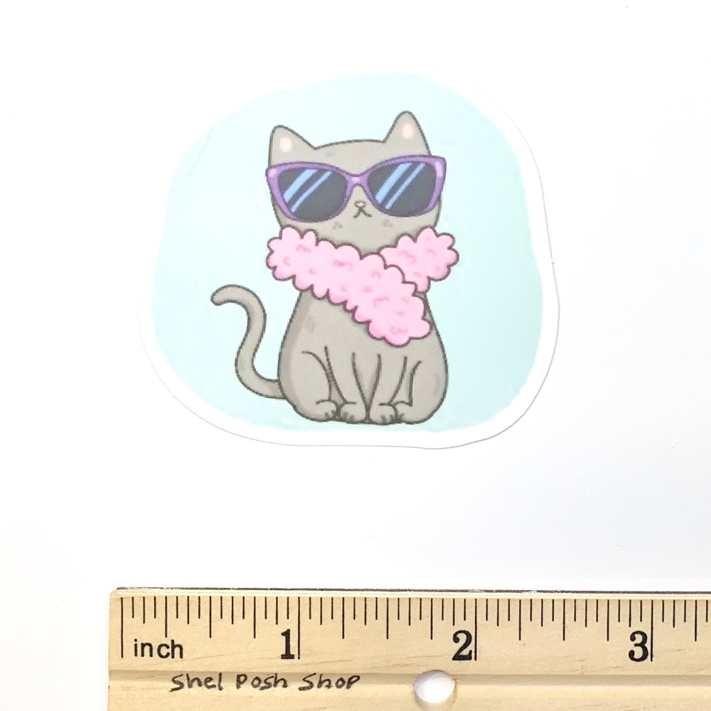 Cat Vinyl Sticker - Picture 2 of 2